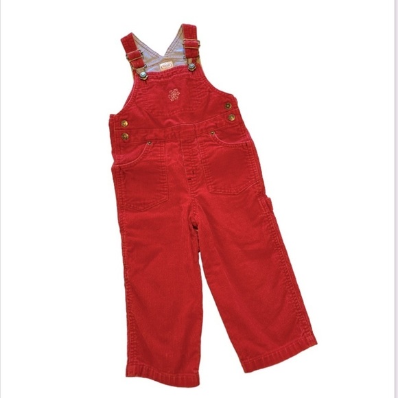 Talbots Other - TALBOTS Kids Red Corduroy Overalls, Size 24m